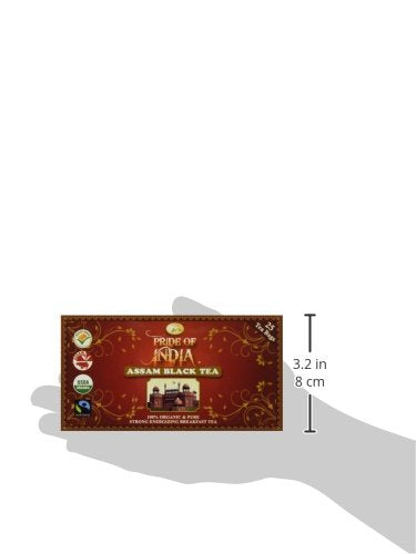 Pride of India | Assamese Gold English Breakfast Blend | 15 Predium Pyramid Full Leaf Individually
