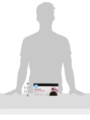 Amazon Brand - Happy Belly Zero Calorie Pink Saccharin Sweetener, Powder, Packet, 35.2 ounce (Pack