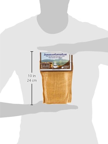 JamaicanCoffeeClub 100% Blue Mountain Whole Bean Coffee ??WB 8oz Jamaican Roasted Beans, Smooth