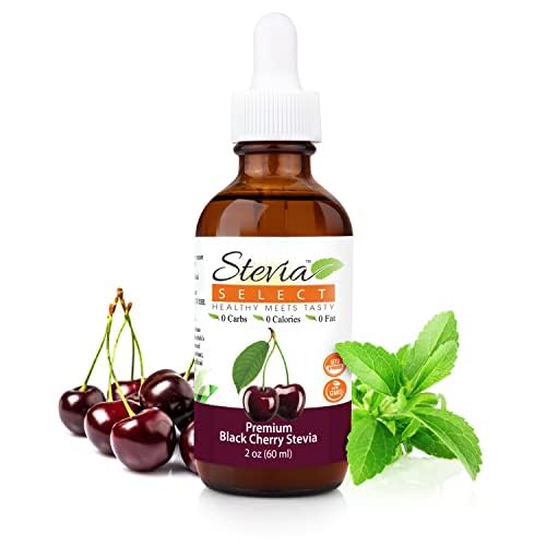 Stevia Select Black Cherry Flavored Liquid Stevia ??Zero Calorie Coffee, Tea, Drink & Baking