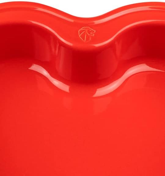 Peugeot Appolia Heart Baking Dish, 57oz, Red