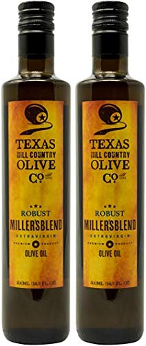 Texas Hill Country Olive Co Miller's Blend Extra Virgin Olive Oil - Cold Pressed EVOO Gourmet Olive