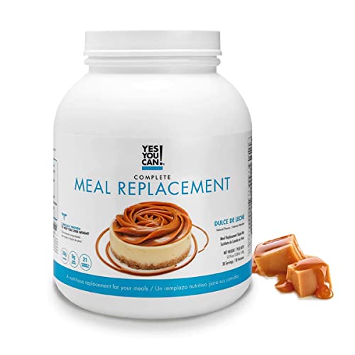 Yes You Can! Complete Meal Replacement - 15 Servings, 20g of Protein, 0g Added Sugars, 21 Vitamins
