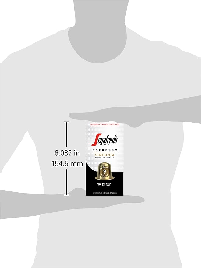 Segafredo Zanetti Espresso Capsules – Aluminum Pods for Nespresso Original Machines – Medium Roast