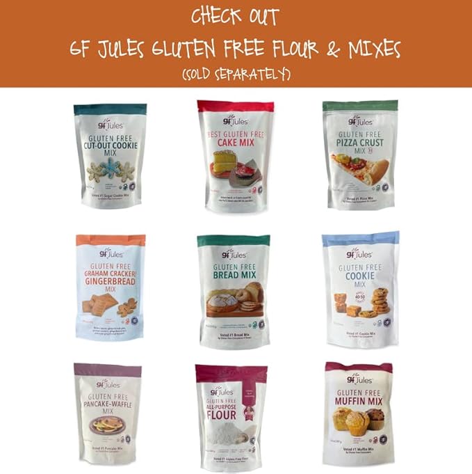 gfJules Certified Gluten Free Cornbread Baking Mix | No Grit, Non-GMO, Vegan | Certified Top 9