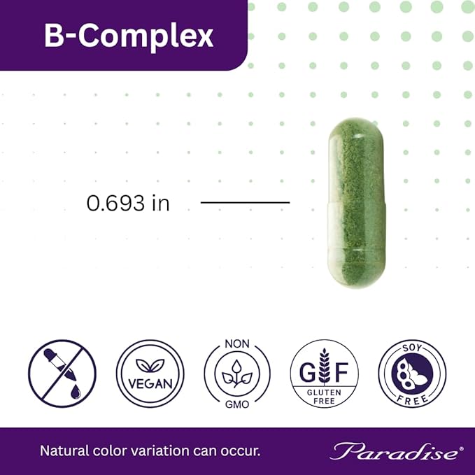Paradise Herbs, Earth's Blend B-Complex, Methylated, Enzymatically Active Forms of B Vitamins +