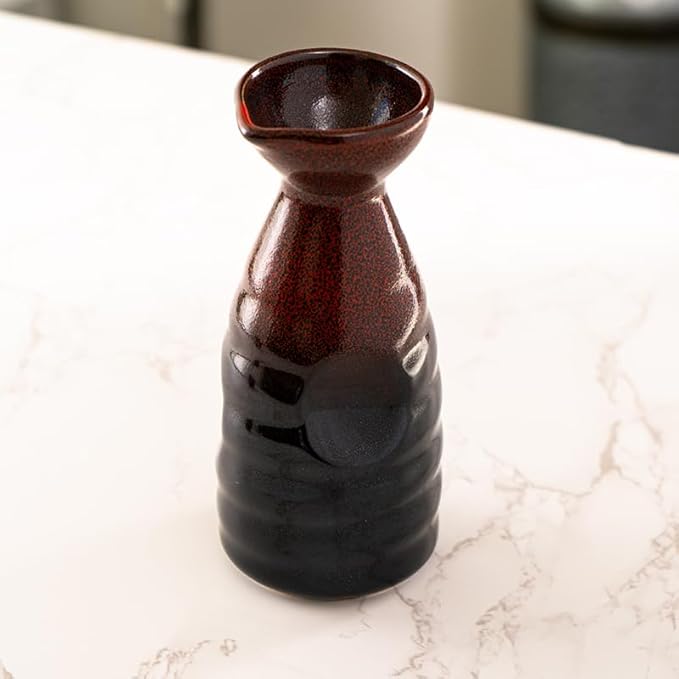 Urban Tokyo Tokkuri Porcelain Sake Bottle Server 10 fl oz Hot or Cold Sake Home or Restaurant