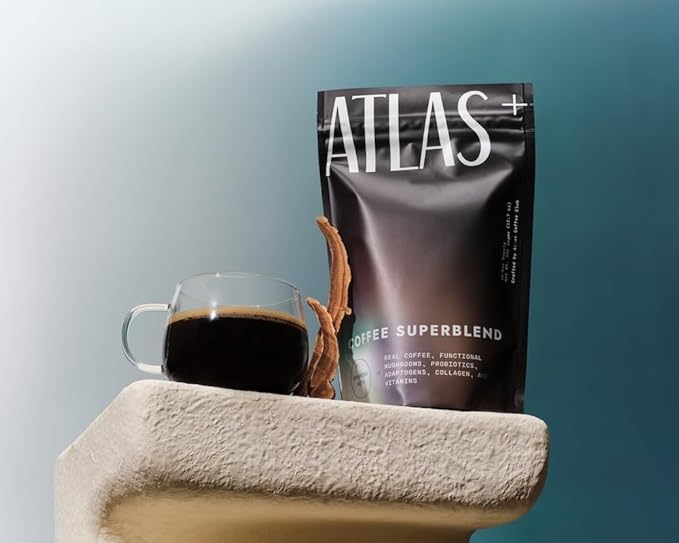 Atlas+ Coffee Superblend??Instant Mushroom Coffee with Lion?™s Mane, Reishi, Cordyceps