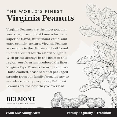 Belmont Peanuts Cocktail Crunch Mix, 18 oz (1 Pack) ??Pecans, Butter Toffee Virginia Peanuts