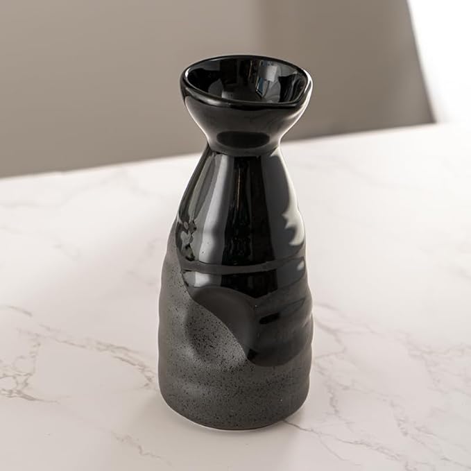 Urban Tokyo Tokkuri Porcelain Sake Bottle Server 10 fl oz Hot or Cold Sake Home or Restaurant