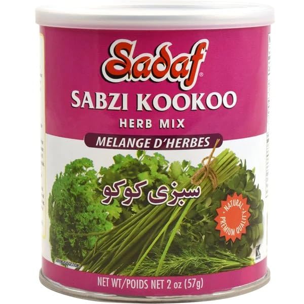 Sadaf Sabzi Kookoo - Dried Herbs Mix - Persian Spices for Cooking and Flavoring Food - Natural Herb