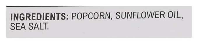 Popcorn, Indiana Sea Salt Popcorn, Family Pack Single 4.75 Oz