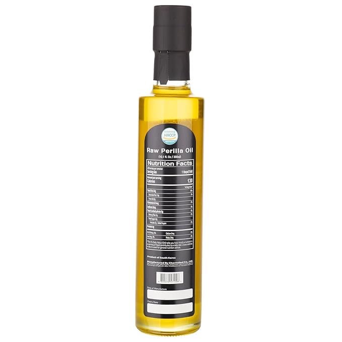 HELLO KFOOD YECHEON OMUI 100% Pure Raw Perilla Oil, Cold Pressed, Made in Korea (Yecheon)