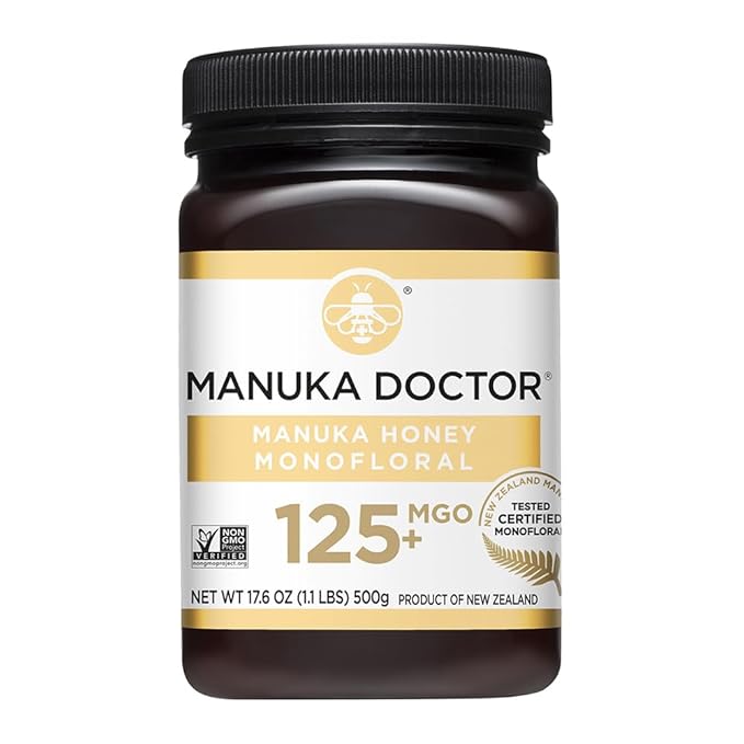MANUKA DOCTOR - MGO 125+ Manuka Honey Monofloral, 100% Pure New Zealand Honey. Certified.