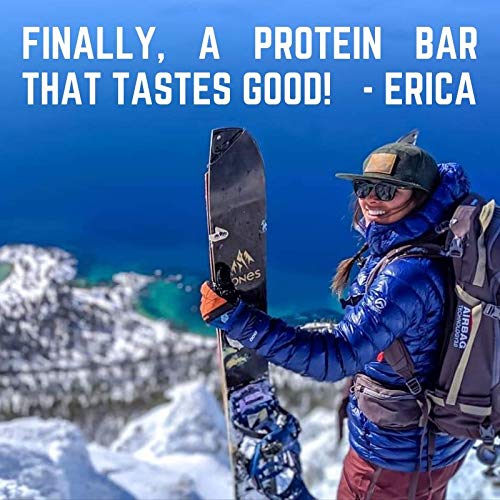 Tahoe Trail Bar, Plant-Based Natural Energy Bar (2.22 Ounce Protein Bar, 12 Count) High Protein
