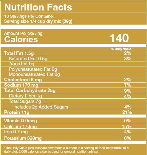 Heavenly Waffles짰 Mix, Banana, 11g Protein, Yogurt Based, Healthy and Nutritiously Balanced