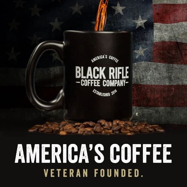 Black Rifle Coffee Company Medium Roast K Cups - Single Serve K Cups Coffee Pods - Kcup Pods