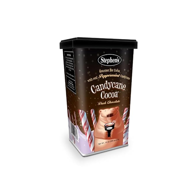 Stephen's Gourmet Hot Cocoa, Candycane Cocoa Dark, 14 OZ (Pack of 3)