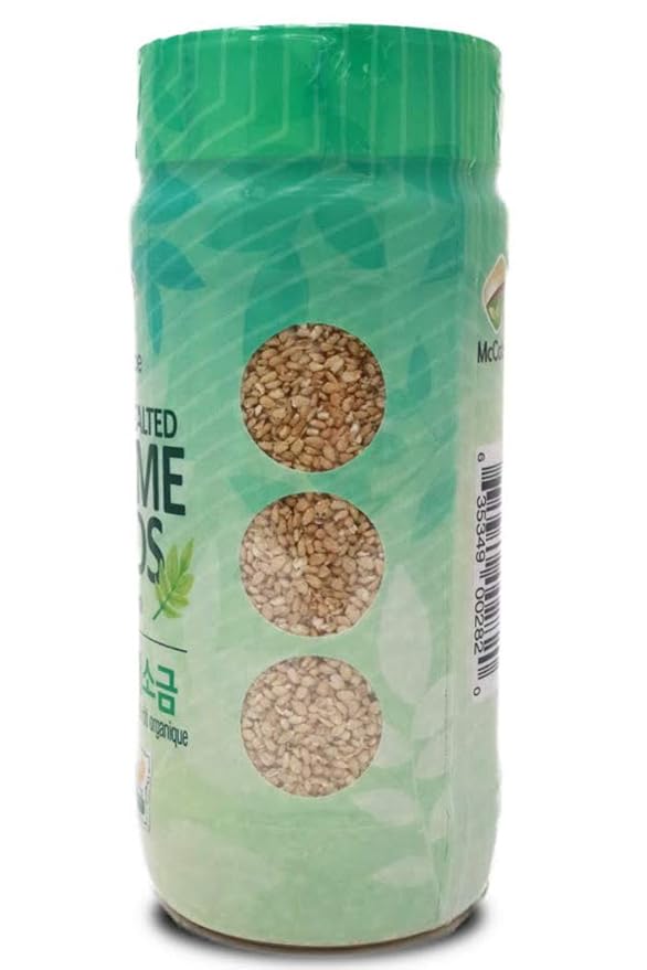 McCabe Organic Roasted Salted Sesame Seeds - Organic Toasted Salted Sesame Seeds | Rich with Fiber