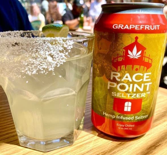 Race Point Seltzer Infused Sparkling Flavored Water – All-Natural Flavor Drink- Refresh, Relax