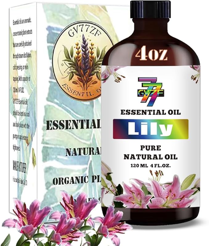 Lily Essential Oil (4 oz/120 ml) ??Lily Oils for Aromatherapy, diffusers, humidifiers, Home
