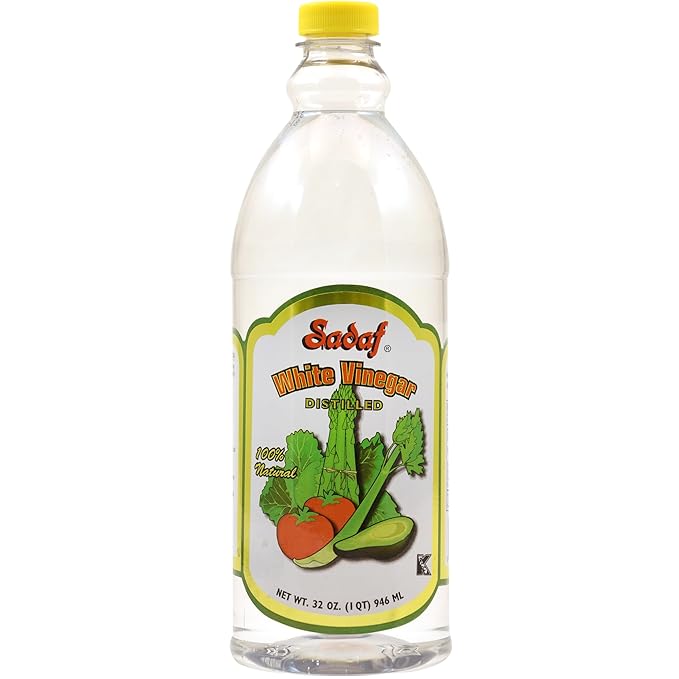 Sadaf White Vinegar Distilled - 100% Natural Distilled White Vinegar For Cooking and Marinating