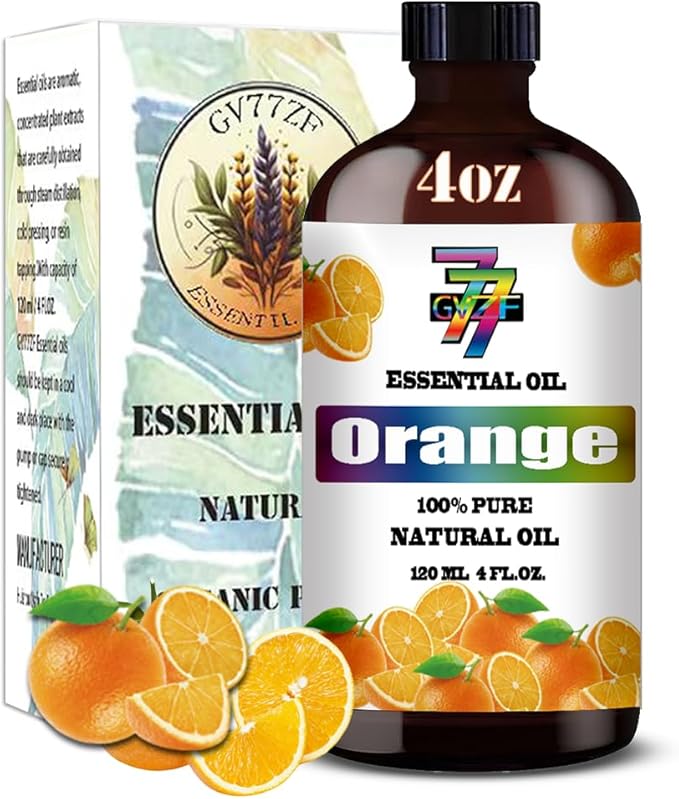 Orange Essential Oil (4 oz/120 ml) ??Orange Oils for Aromatherapy, diffusers, humidifiers, Home