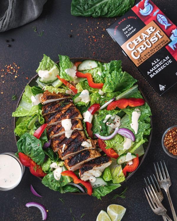 Char Crust Dry-Rub Seasonings All American Barbecue | All-in-one seasonings | Perfect for Ribs