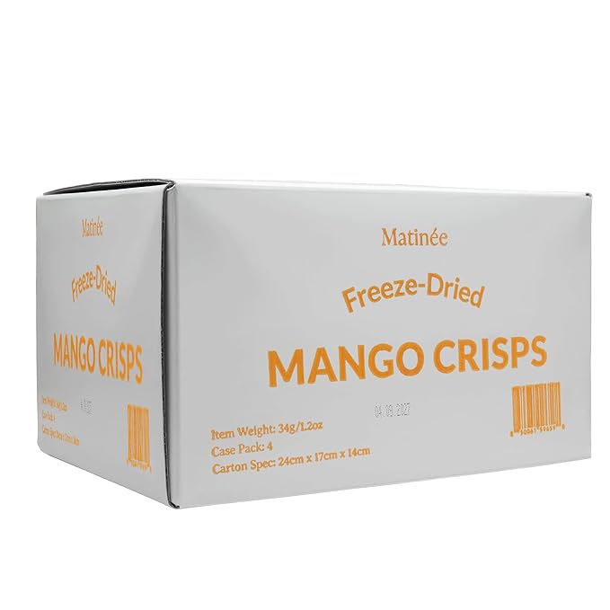 MATINÉE Freeze Dried Mangoes, Dehydrated Fruit, Dried Fruit Snack for Baking, Yogurt & Kids
