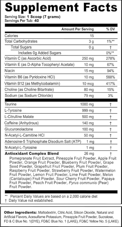 G Fuel Sweet Melodies Hatsune Miku Energy Drink Powder, Pre Workout Caffeine Mix for Gaming, Sugar