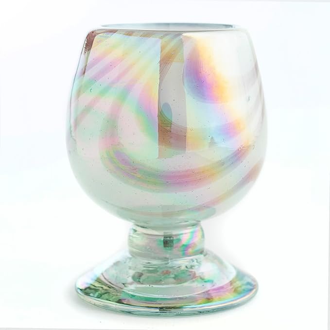 Authentic Mexican Tequila Hand Blown Shot Glasses - Set of 4-2 oz - Mini Glass Snifters - Heavy