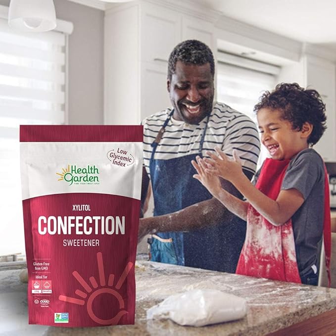 Health Garden Birch Xylitol Confection Sweetener - Non GMO - Kosher - Made in the U.S.A. - Keto