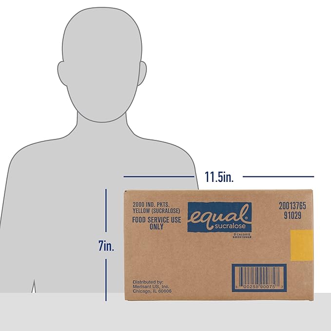 EQUAL Yellow 0 Calorie Sweetener, Sucralose Sugar Substitute, Zero Calorie Sugar Alternative