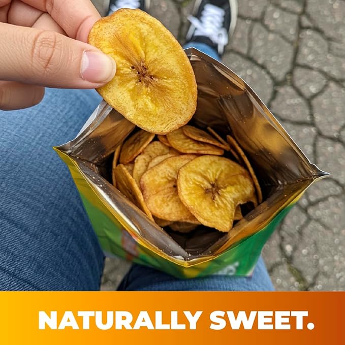 Gembos Sweet Maduritos Plantain Chips - Deliciously Sweet Plantains Snack, Perfect for Vegan Snack