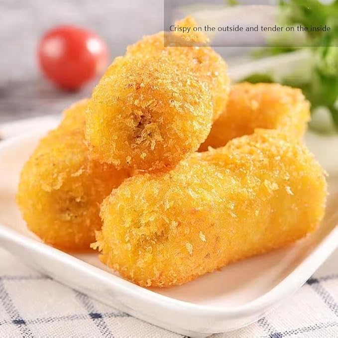 Bread Crumbs 7.05oz/200g,yellow bread crumbs plain for Breading, Frying, Baking 竊?Baked Pasta