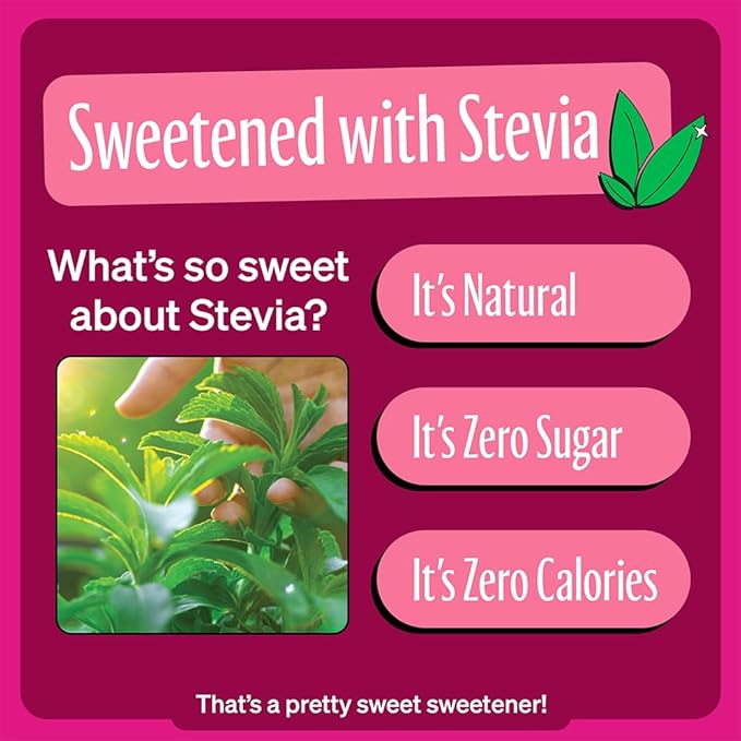 Zevia Zero Sugar Soda, Cran-Raspberry, 12 oz Cans (24-Pack) ??Naturally Sweetened, Non-GMO Project