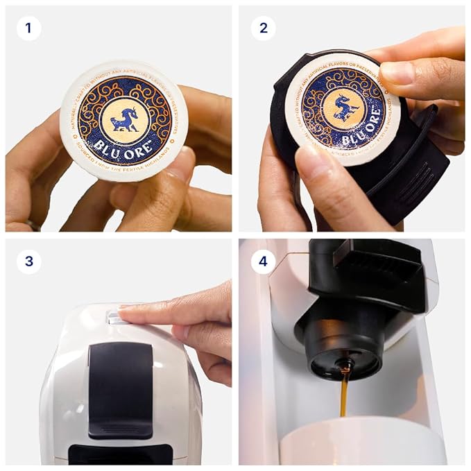 Blu Ore Premium Vietnamese Coffee Pods - Dark Roast - Recyclable Single Serve K-Cup Compatible (24