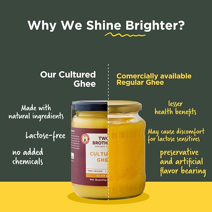 A2 Ghee Butter Organic Grass Fed from Gir Cow | Gut Friendly | Healthy Butter Alternative |