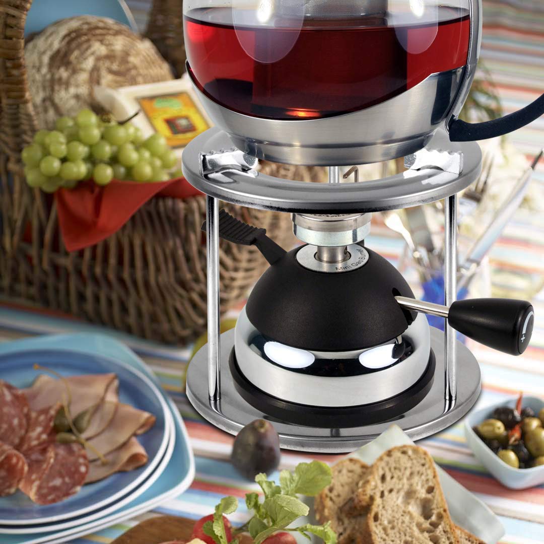BLUEFIRE Butane Mini Burner for Tabletop Coffee Siphon Syphon/w Furnace Stand and Assembly Rack