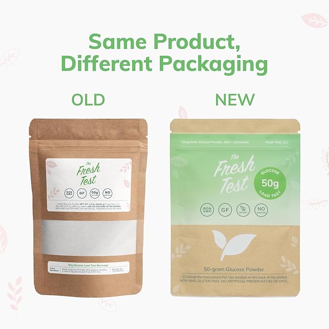 The Fresh Test, 50-gram Powder Drink Mix | Additive-Free, Non-GMO, Organic Ingredients | Mint