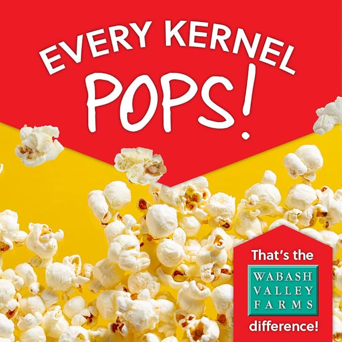 Wabash Valley Farms Popcorn Kernels - Tender and White Popcorn Kernels, Gourmet Popcorn Kernels for