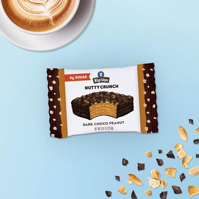Rip Van Keto Wafer Cookies - Healthy Snacks - Non GMO Snack - Keto Snacks - Low Carb, Low Sugar
