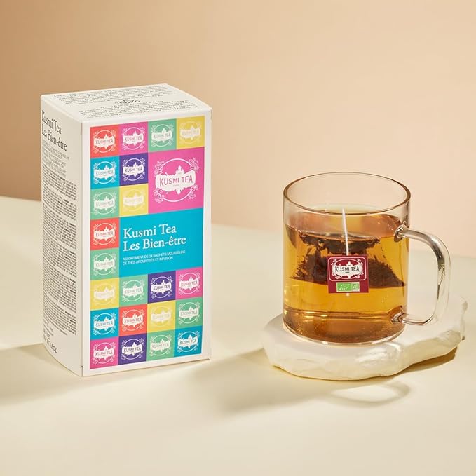 Kusmi Tea - Organic Tea Gift Set - Sampler Assortment Variety Box - Gift Idea for Men and Women