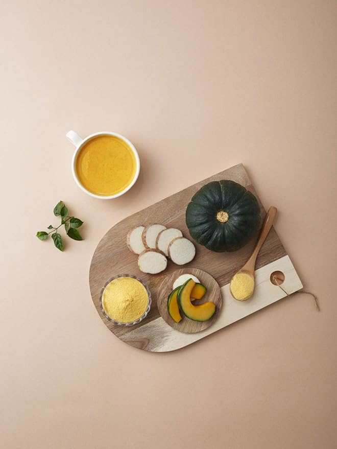 Damtuh Sweet Pumpkin with Yam Tea Powder – Korean Meal Replacement, Instant Breakfast Shake with