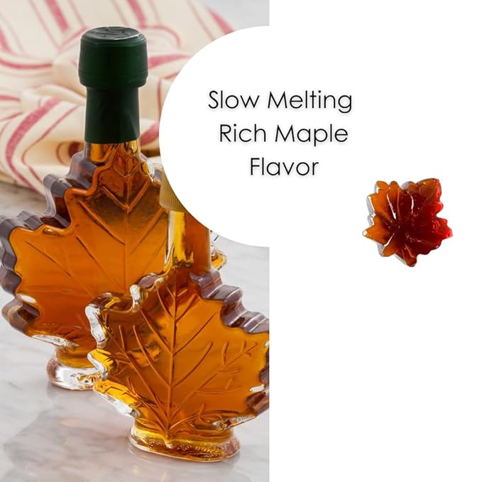 Real Maple Syrup Leaf Drop Candy -Maple Drop Hard Candy- 5oz Bag Maple Syrup Candies - Maple Sugar