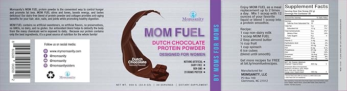 Dairy-Free Meal Replacement Protein Powder for Women - Plant & Collagen Protein Blend | 20g Protein
