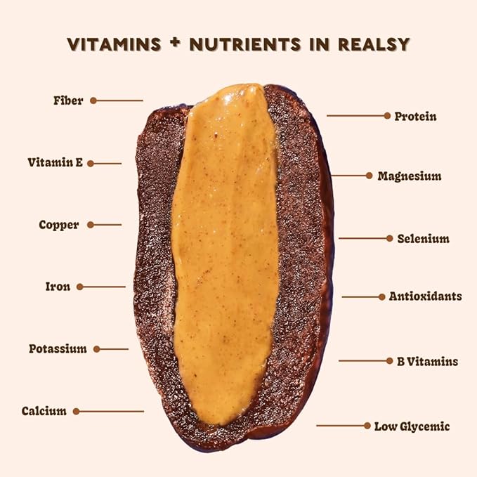 Realsy Filled Medjool Dates, Organic Dates with No Sugar Added, Gluten-Free, Vegan, All Natural