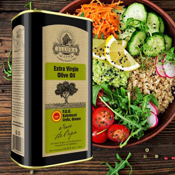 Ellora Farms, Greek Extra Virgin Olive oil, Certified Single Estate PDO, Traceable olive oil