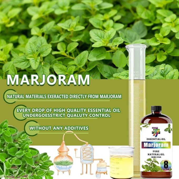 Marjoram Essential Oil (8 oz / 240 ml) ??Marjoram Oils for diffusers, humidifiers, Home Baths