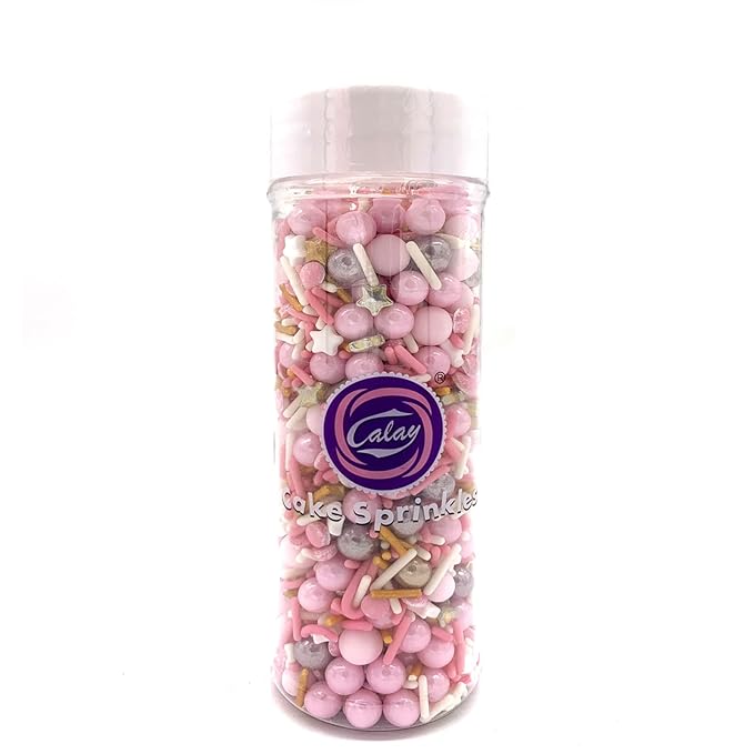 Rose and Gold Sprinkles Sugar Sprinkle Mix Pink Sprinkles Cake Decorations Cupcake Toppers Cookie